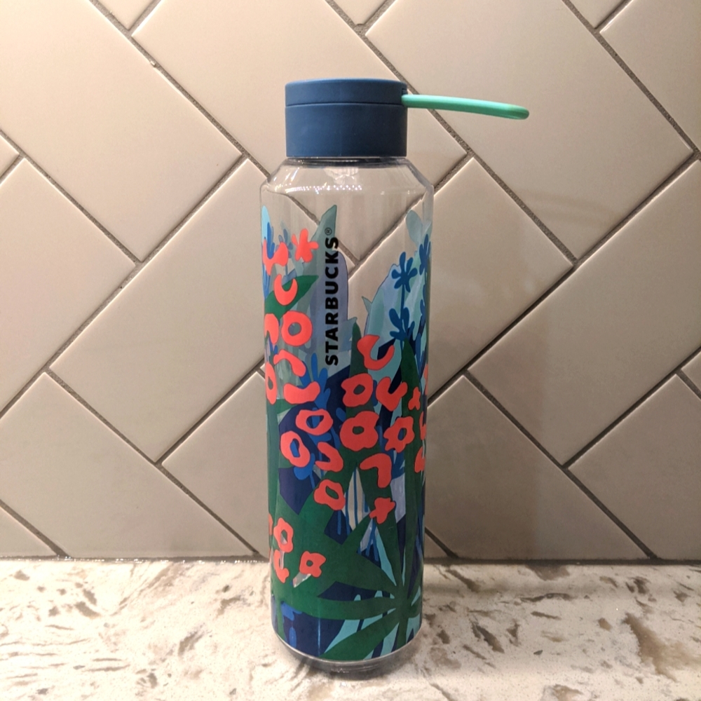 NEW Starbucks jungle leopard print water bottle (24fl oz /710ml)